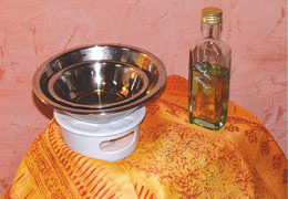 bei Wellness entspannen